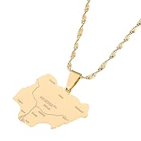 Nigeria Map Pendant Necklaces Country Maps Africa Nigerians Maps Jewelry