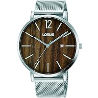 Lorus Mens Analog Quartz Watch with Stainless Steel Bracelet RH995MX9