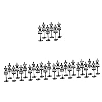 ERINGOGO 30 Pcs Doll Hanger Jewlery Coat Hangers Girls Clothes Doll Clothes Hanger Doll House Accessories Teen Girl Jewelry Doll Jewelry Display Mannequin Miniature Ornament Doll Dress Rack