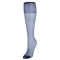 Hanes womens Silky Reflections Sheer Knee Highs With Reinforced Toe Pack Of 2