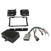 CRUX DKGM-C2D Radio Replacement with Double DIN Dash Kit for GM Class II Vehicles 2002-2013