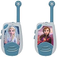 Disney Frozen 2 Elsa - Digital Walkie-Talkies, 2 km Transmission Range, Morse Light Function, Belt Clip for Transport, Battery, Blue, TW25FZ