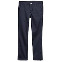 Girls 2-20 Flat Front Adjustable Waist Straight School Pant