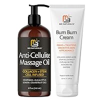 Anti Cellulite Oil and Bum Bum Cream Bundle