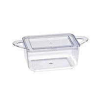 “LOUKIA’’ Transparent Mini Casserole Dish with Rigid Lid (Case of 144), PacknWood - Recyclable Plastic Meal Prep Containers (2 oz, 3.8
