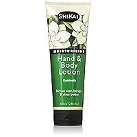 ShiKai Hand & Body Lotion (Gardenia, 8oz) | Daily Moisturizing Skincare for Dry and Cracked Hands | With Aloe Vera & Vitamin E