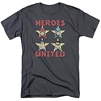 Justice League-United Heroes Stars T-Shirt