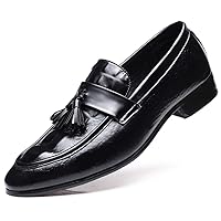 Mens Tassel Fringe Penny Loafers Fashion Casual Slip On Driving Wedding Prom Shoes Moccasins
