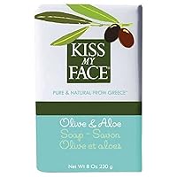 Moisturizing Bar Soap for All Skin Types - Olive & Aloe - 8 oz