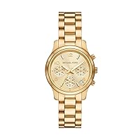 Michael Kors Runway Women's Watch, Stainless Steel Watch for Women with Steel, Ceramic or Silicone Band