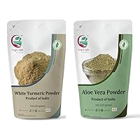 Multi pack | White turmeric powder + Aloe vera powder bundle | 8 oz each