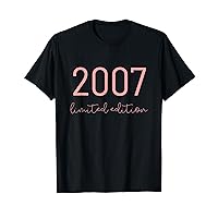 2007 birthday gifts for girls born in 2007 limited edition T-Shirt