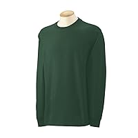 Cotton 6 oz. Long-Sleeve T-Shirt (G240) Forest Green, M