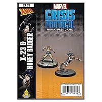 Marvel Crisis Protocol X-23 and Honey Badger Character Pack | Miniatures Battle Game | Strategy Game for Adults | Ages 14+ | 2 Players | Average Playtime 90 Minutes | Made