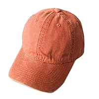 Fashion Vintage Cotton Washed Distressed Hats Men Women Baseball Cap Plain Adjustable Dad Hat Low Profile Cap