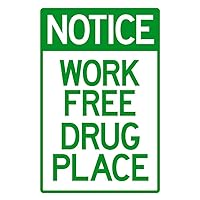 Work Free Drug Place Funny Cool Wall Decor Art Print Poster 24x36