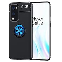 XYX Ultra-Slim Case Compatible with OnePlus 9 Pro 5G, 360 Degree Rotating Ring Kickstand Cover with Magnetic Car Mount Cover Case for OnePlus 9 Pro, Blue