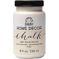 FolkArt Home Décor Chalk Finish Acrylic Paint, 8oz, 8 ounce, Milk Jug