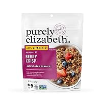 Purely Elizabeth, Berry Crisp, Ancient Grain Granola with Vitamin D, Gluten-Free (8oz Bag)