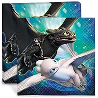 How To Train Your Dragon 3 Luncheon Napkins - 6.5