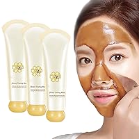 Honey Mask,Honey Tearing Mask Blackhead Remover Honey Peel Mask,For All Skin Types,Blackhead Control Dead Skin Clean Pores Shrink (3PCS)