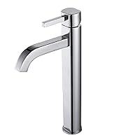 KRAUS Ramus™ Single Handle Vessel Sink Bathroom Faucet in Chrome, KVS-1007CH, 12.5