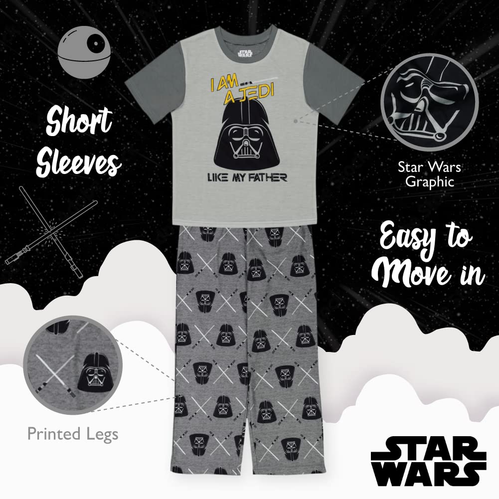 STAR WARS Boys' 2-Piece Loose-fit Pajamas Set