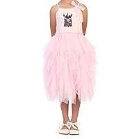 Llama-Corn Flip Sequin Tutu Dress Flower Girl Dress Party Casual Dress for Girl