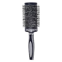 Spornette Touche Aerated 3 Inch Round Brush (#118) - Lightweight Vented Aluminum Styling Brush - Nylon Bristles & Foam Handle - Used For Volume, Lift, and Smoothing Medium & Long Hair Lengths