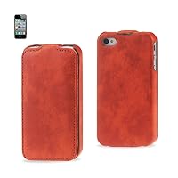 Reiko FC06-IPHONE4SORG01 Durable Protective Case for iPhone 4/4S - 1 Pack - Retail Packaging - Orange
