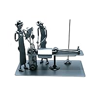 Shoulder Joint surgery nuts and bolts sculpture, Medical Art, Chiropractor Gift, Orthopedic Surgeon Decor, Physical Therapist Gift metal art