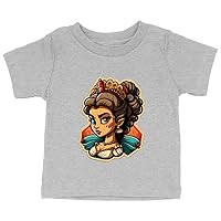 Mexican Princess Baby Jersey T-Shirt - Portrait Baby T-Shirt - Beautiful T-Shirt for Babies