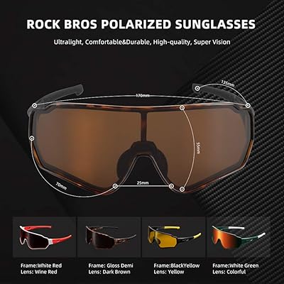 Mua ROCKBROS Polarized Cycling Sunglasses for Men Sports Glasses Women UV  protection Bike Glasses for Driving Running Fishing trên  Mỹ chính  hãng 2023