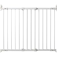 KidCo G2100 Angle Mount Metal Safeway Gate (White)