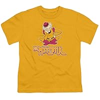MR. MXYZPTLK Kids Size Superman Nemesis Comics Gold Youth T-Shirt Tee Shirt, Youth Small (6-8)