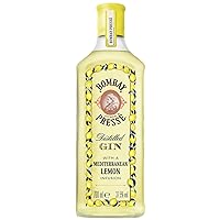 Bombay Citron Pressé Premium Distilled Lemon Flavoured Gin, Vapour Infused With The Finest Mediterranean Lemons, 37.5% ABV, 70cl / 700 ml