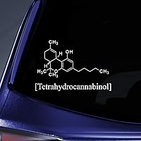 THC Molecule Sticker Decal Notebook Car Laptop 8