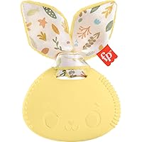 Fisher-Price Baby Sensory Toy Snuggle Bunny Teether,BPA-Free with Fine Motor Activity for Newborns Ages 3+ Months