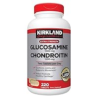 Extra Strength Glucosamine 1500 mg Chondroitin 1200 mg 220 Tablets