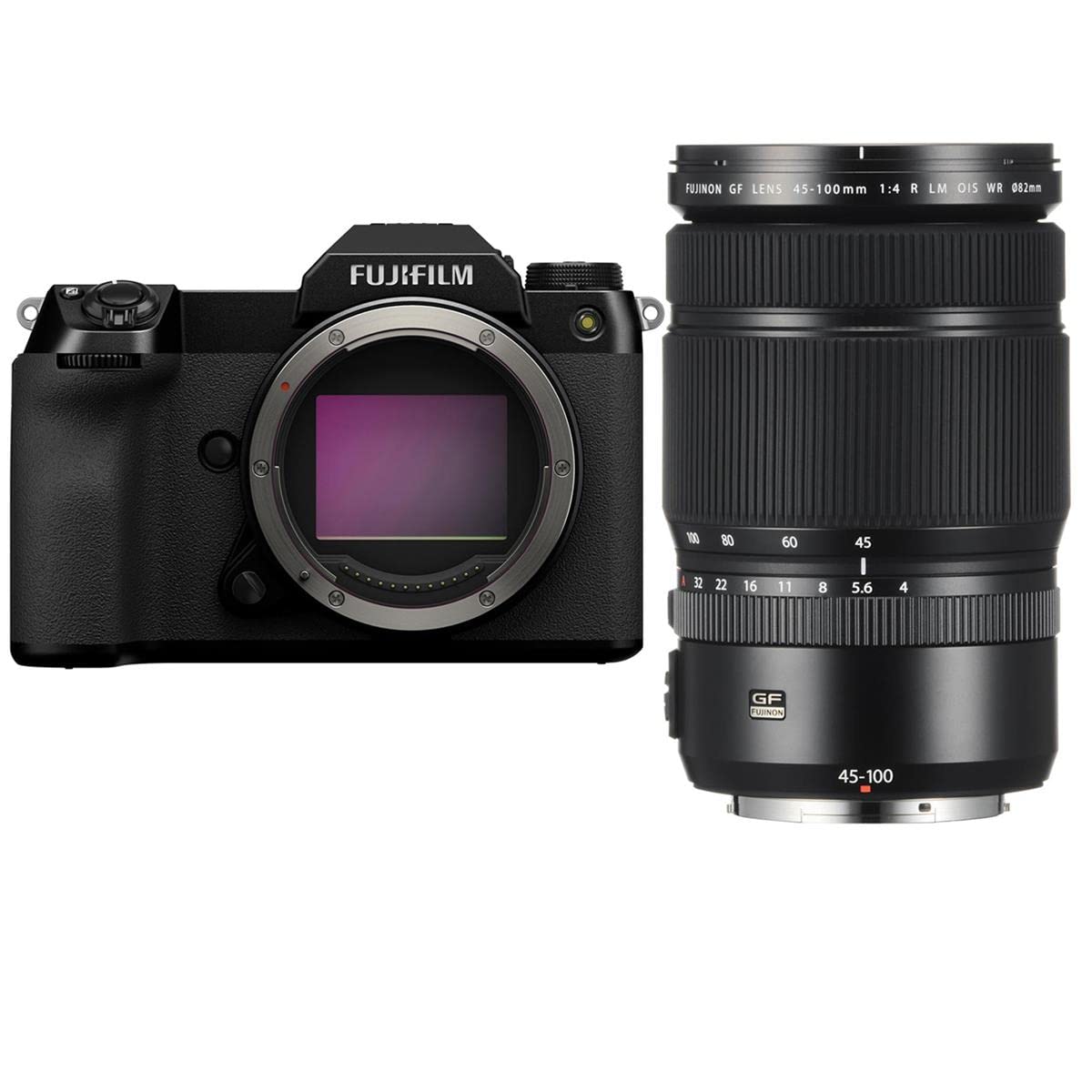 GFX50S II Medium Format Camera Body with GF 45-100mm F4 R LM WR Lens