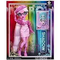 Rainbow High Shadow High Lavender - Purple Fashion Doll. Fashionable Outfit, Extra Long Hair, Glasses & 10+ Colorful Play Accessories. Great Gift for Kids 4-12 Years Old & Collectors
