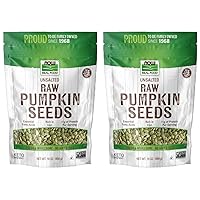 Foods, Pumpkin Seeds, Raw and Unsalted, Essential Fatty Acids, Rich in Iron, Excellent Source of Protein, Certified Non-GMO, 1-Pound (Packaging May Vary) (Pack of 2)