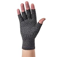 Arthritis Compression Gloves, 1 Pair Non-slip Fingerless Compression Glove Women Men Relieve Hand Pain Swelling