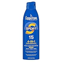 Continuous Spf#15 Spray Sport 5.5 Ounce Water-Resistant (162ml) (3 Pack)