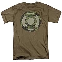 Green Lantern DC Comics Camo Logo Adult T-Shirt Tee