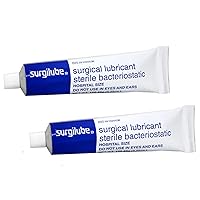 Surgilube Surgical Lubricant Sterile Bacteriostatic Jelly - 4.25 Ounces each (Value Pack of 2)