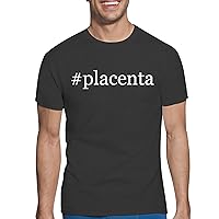 #Placenta - Hashtag Men's Funny Soft Adult T-Shirt