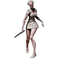 Good Smile Silent Hill 2: Bubble Head Nurse Figma Action Figure, White and Tan