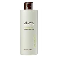 AHAVA DeadSea Plants Shower and Bath Oil, 8.5 Fl Oz