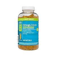 Omega 3-6-9 Dietary Supplement (325 ct.) - Promote Visual Function and Eye Health - Support Heart, Cardiovascular Health, Healthy Skin, Hair and Overall Health (Omega 3-6-9)